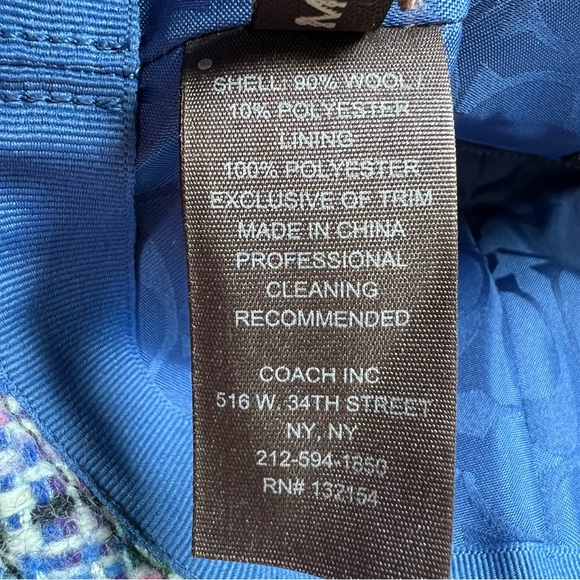 Coach Wool Winter Hat Size M/L - Picture 12 of 12